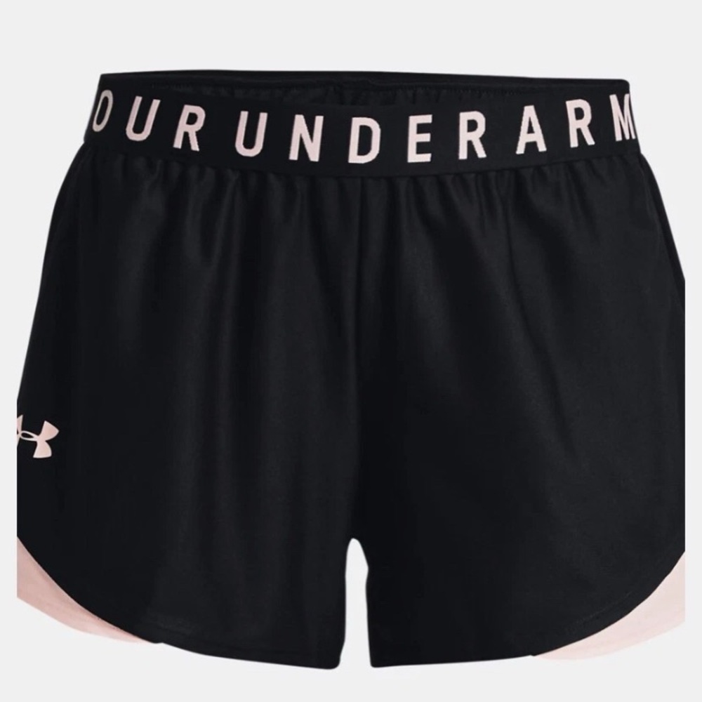 Under Armour-Women's Play Up Shorts 3.0-Size: XS-  Color: Black/Micro Pink-NEW!!